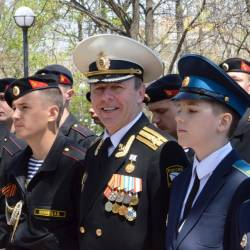 Торжественный митинг, посвященный Дню Победы, прошел в Первореченском районе Владивостока #5
