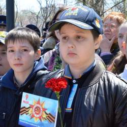 Торжественный митинг, посвященный Дню Победы, прошел в Первореченском районе Владивостока #9