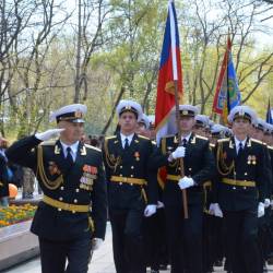 Торжественный митинг, посвященный Дню Победы, прошел в Первореченском районе Владивостока #21