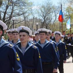 Торжественный митинг, посвященный Дню Победы, прошел в Первореченском районе Владивостока #24