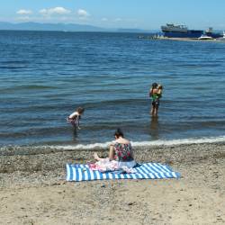В солнечную погоду горожане и гости приморской столицы выбирают отдых у моря #2