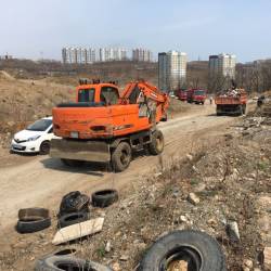 Владивостокцы продолжают борьбу с несанкционированными свалками #24