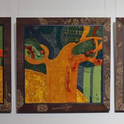 ​От батика до войлока – все виды художественного текстиля представлены на выставке в Союзе художников #41