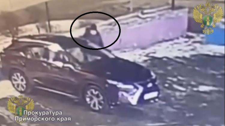 Во Владивостоке неизвестный напал на женщину в машине