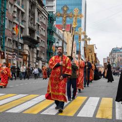 В шествии приняли участие сотни православных граждан #2