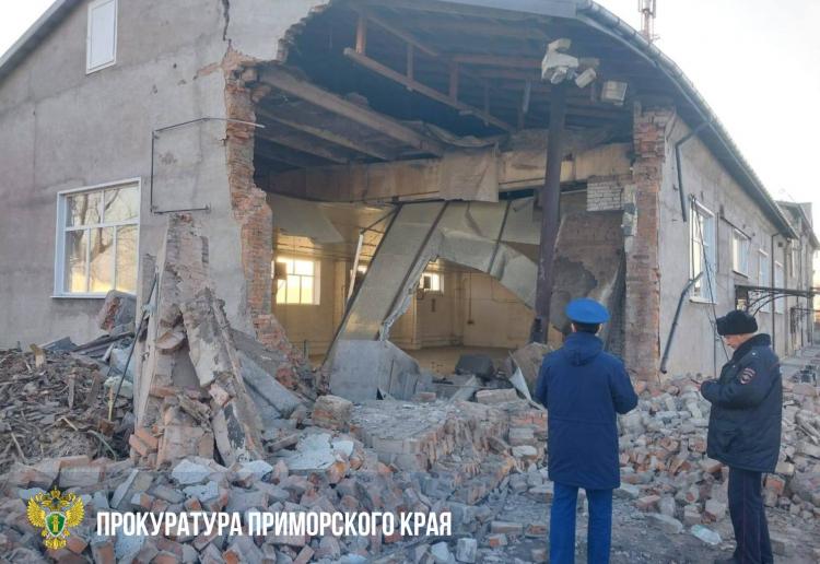 Небрежность с котельной обернулась обрушением части здания  в пгт Липовцы