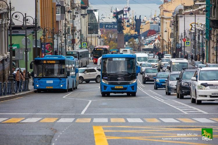 Выделенные полосы для автобусов охватят еще пять улиц Владивостока: адреса