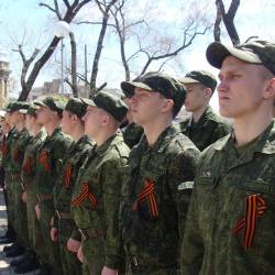 Митинг, посвященный годовщине Победы, прошел в Дальневосточном федеральном университете #5