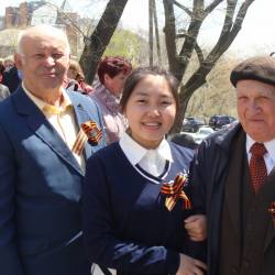 Митинг, посвященный годовщине Победы, прошел в Дальневосточном федеральном университете #19