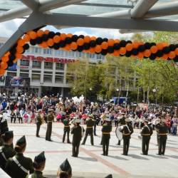 Праздник в честь Дня Победы прошел на открытой площадке у Дома Молодежи #12