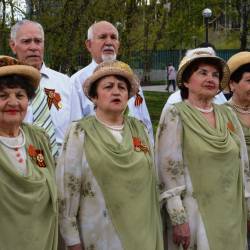 Праздник в честь Дня Победы прошел на открытой площадке у Дома Молодежи #26