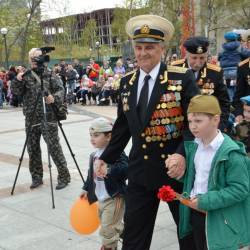 Праздник в честь Дня Победы прошел на открытой площадке у Дома Молодежи #30