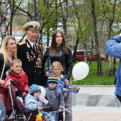 Праздник в честь Дня Победы прошел на открытой площадке у Дома Молодежи #36