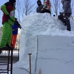 Одна из победителей международного конкурса скульптур из снега в Харбине поделилась впечатлениями #11