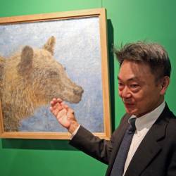 Японский художник рассказал РИА VladNews о том, почему его картины можно трогать руками #17