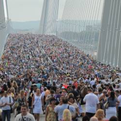 Ровно пять лет назад мост через бухту «Золотой Рог» открылся во Владивостоке #14