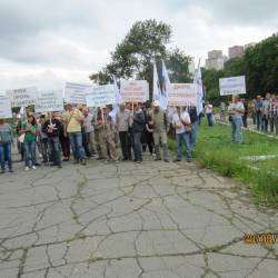Митинг сотрудников завода прошел в приморской столице #6