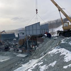 В ходе работ по переоборудованию на заводе обустроили площадку для нового бункера #4