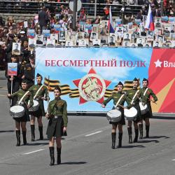 Более 1600 военнослужащих стали участниками парада #45