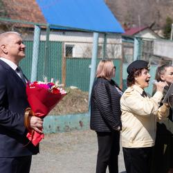 Одним из первых поздравления принял Василий Максимович Волчек #10