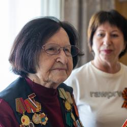 Одним из первых поздравления принял Василий Максимович Волчек #15