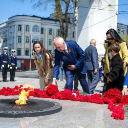 Для пришедших на церемонию курсантов Николай Чвертко провел небольшую лекцию #7