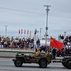 Парад военной техники открыли символы Победы – легендарные Т-34 #11