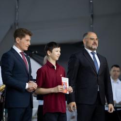 Церемония вручения стала центральным событием праздничной программы на набережной Спортивной гавани #6