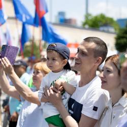 Церемония вручения стала центральным событием праздничной программы на набережной Спортивной гавани #8