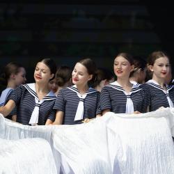 Торжества начались с «Забега первых», в котором приняли участие две тысячи детей в возрасте от 6 до 11 лет #28