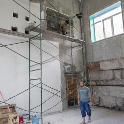 Подрядной организацией в сжатые сроки были проведены работы по отделке помещений #11