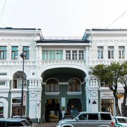 В настоящий момент подрядные организации работают на объектах по адресам: Океанский проспект, 13 и Светланская, 61. А оценить качество выполненных работ можно на примере обновленного фасада зданий по Светланской, 39 и 39в #8