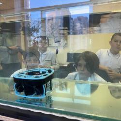 Ученики пятого класса стали участниками вводного урока по подводной робототехнике #1