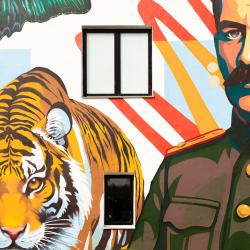 Один из масштабных рисунков украсил стену под мостом «Дружбы Тояма – Приморье» #1