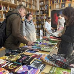 Обмен книгами и впечатлениями состоялся в уютной атмосфере библиотеки БУК #6