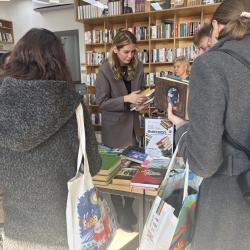 Обмен книгами и впечатлениями состоялся в уютной атмосфере библиотеки БУК #9