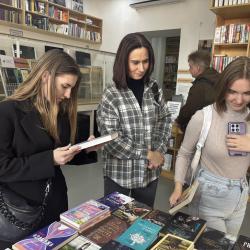 Обмен книгами и впечатлениями состоялся в уютной атмосфере библиотеки БУК #10