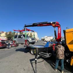 Наиболее проблемной зоной, где работа эвакуаторов оказалась особенно востребованной, стал район улицы Нейбута и Зелёного Бульвара #9