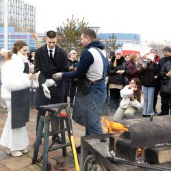 Торжественное шествие «Масленичного поезда» дало старт мероприятию #3