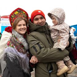 Торжественное шествие «Масленичного поезда» дало старт мероприятию #4