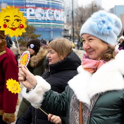 Торжественное шествие «Масленичного поезда» дало старт мероприятию #7