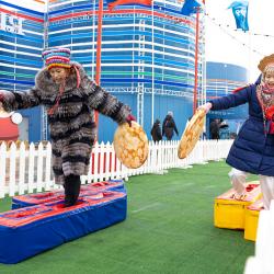 Торжественное шествие «Масленичного поезда» дало старт мероприятию #26