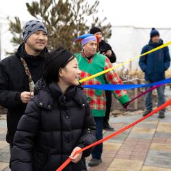 Торжественное шествие «Масленичного поезда» дало старт мероприятию #27