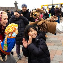Торжественное шествие «Масленичного поезда» дало старт мероприятию #30