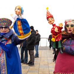 Торжественное шествие «Масленичного поезда» дало старт мероприятию #31