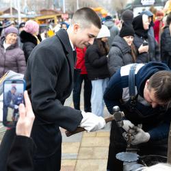 Торжественное шествие «Масленичного поезда» дало старт мероприятию #39