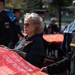 Финалом акции стал торжественный марш первоклассников #5