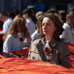 Финалом акции стал торжественный марш первоклассников #7