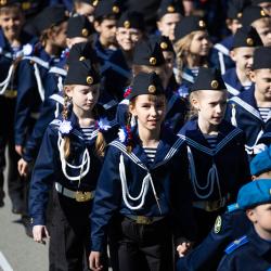 Финалом акции стал торжественный марш первоклассников #15