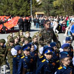 Финалом акции стал торжественный марш первоклассников #18